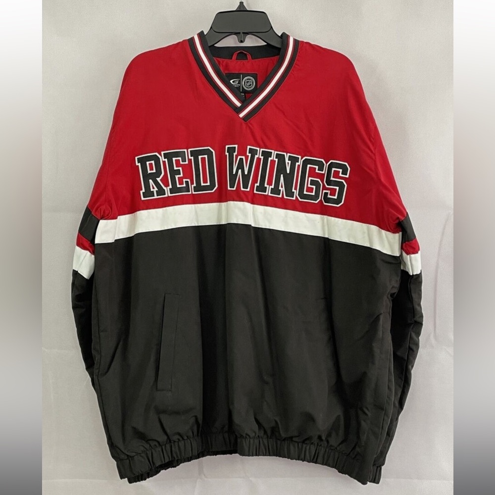 Detroit Red Wings G-III Carl Banks Jacket Mens Size XL Lined Pullover